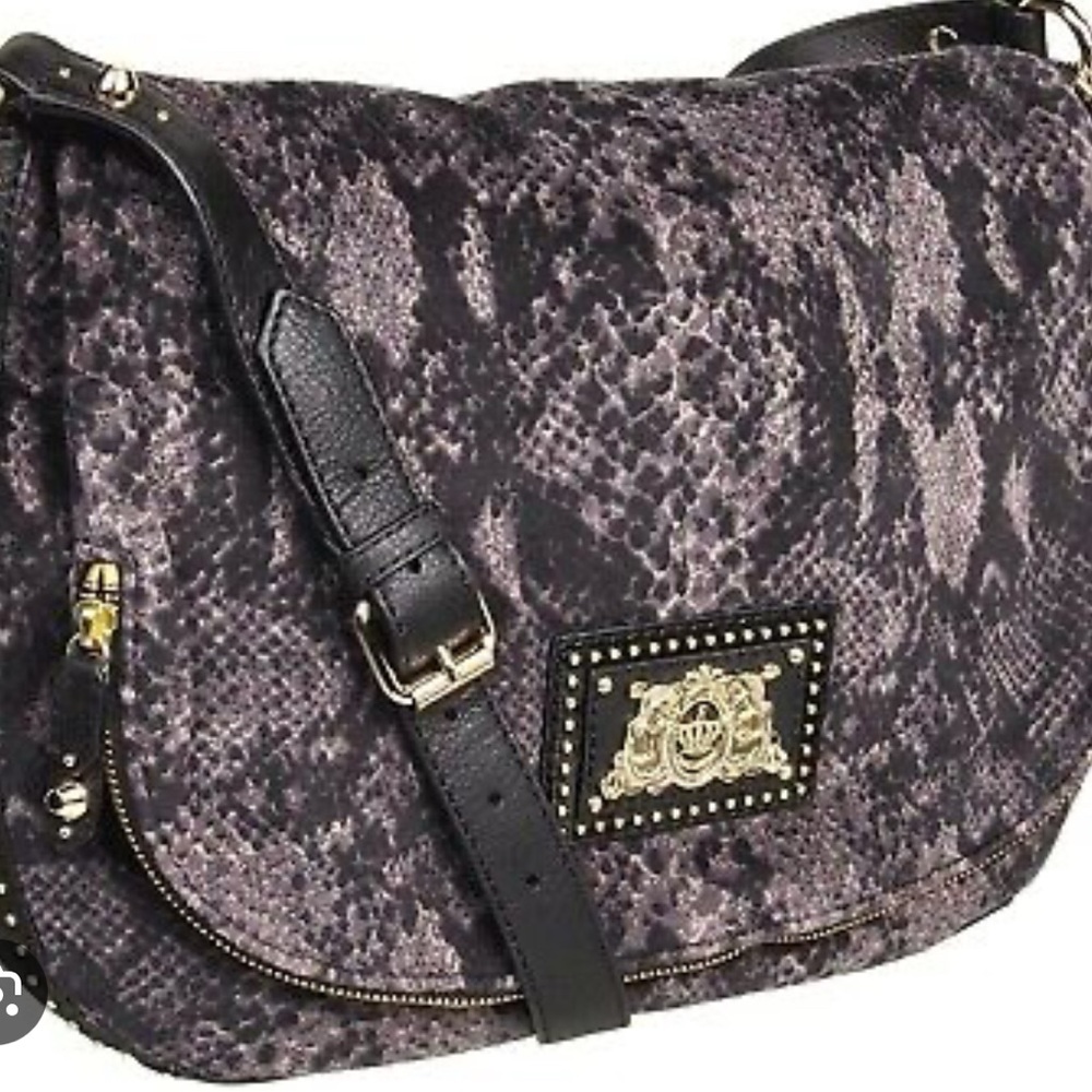 Juicy Couture Vintage Velour Studded Bag + dust bag